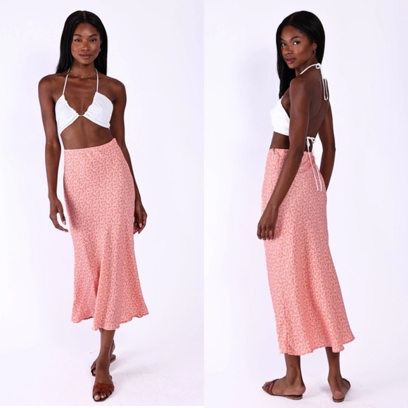 RESA | NWT Isla Midi Skirt in Summerland M - Picture 1 of 9